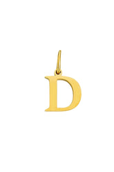 Buchstaben Charm D Halsketten Anhaenger in gold aus Edelstahl für Frauen von Lymaja Lymaja