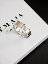 Classy Sleek Ring in silber verstellbar für Männer aus Edelstahl von Lymaja Jewelry