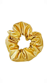 Metallic Scrunchie Gold Haargummi für Frauen von Lymaja Jewelry