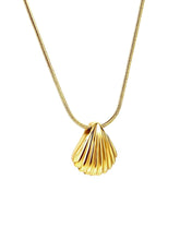 Muschel Halskette in gold aus 18k Edelstahl von Lymaja Jewelry
