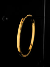 Classy Armreif aus 18K vergoldetem Edelstahl, wasserfest, schlicht & elegant ohne Gravur - LYMAJA