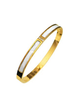 Mira Glam Armreif aus 18K vergoldetem Edelstahl mit Perlmutt, wasserfest & elegant -LYMAJA