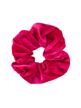 Pinker Samt Scrunchie, als Haargummi oder Armband nutzbar