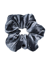 Samt Scrunchie aus weichem Polyester – eleganter, marineblauer Haargummi