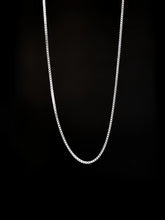 Slim Box Chain – 1,2 mm Edelstahl-Boxkette in Silber, 50 cm oder 60 cm - LYMAJA