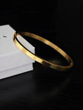 Schmaler Stern Armreif aus Edelstahl mit Gravur, wasserfest, 18k vergoldet - LYMAJA