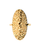 Gehämmerter Siegelring in Gold – massiver, verstellbarer Statement-Ring