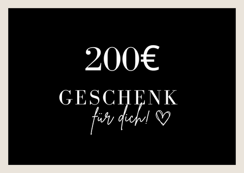 200€ Geschenkgutschein als digitale Email von Lymaja Jewelry 