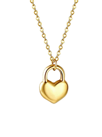 Endless Love Herz Halskette in gold von Lymaja