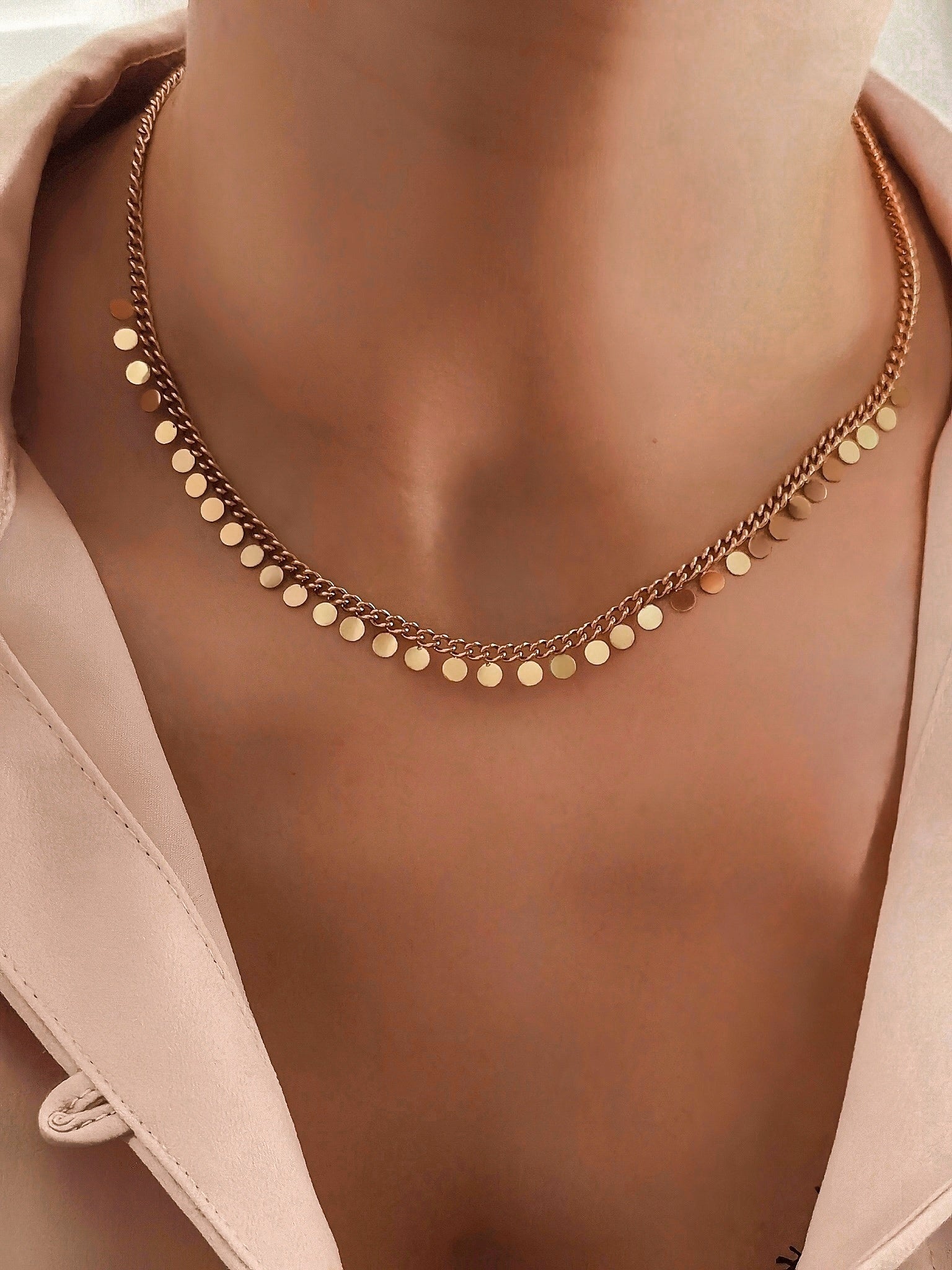 Golden Choker Halskette - Main Image