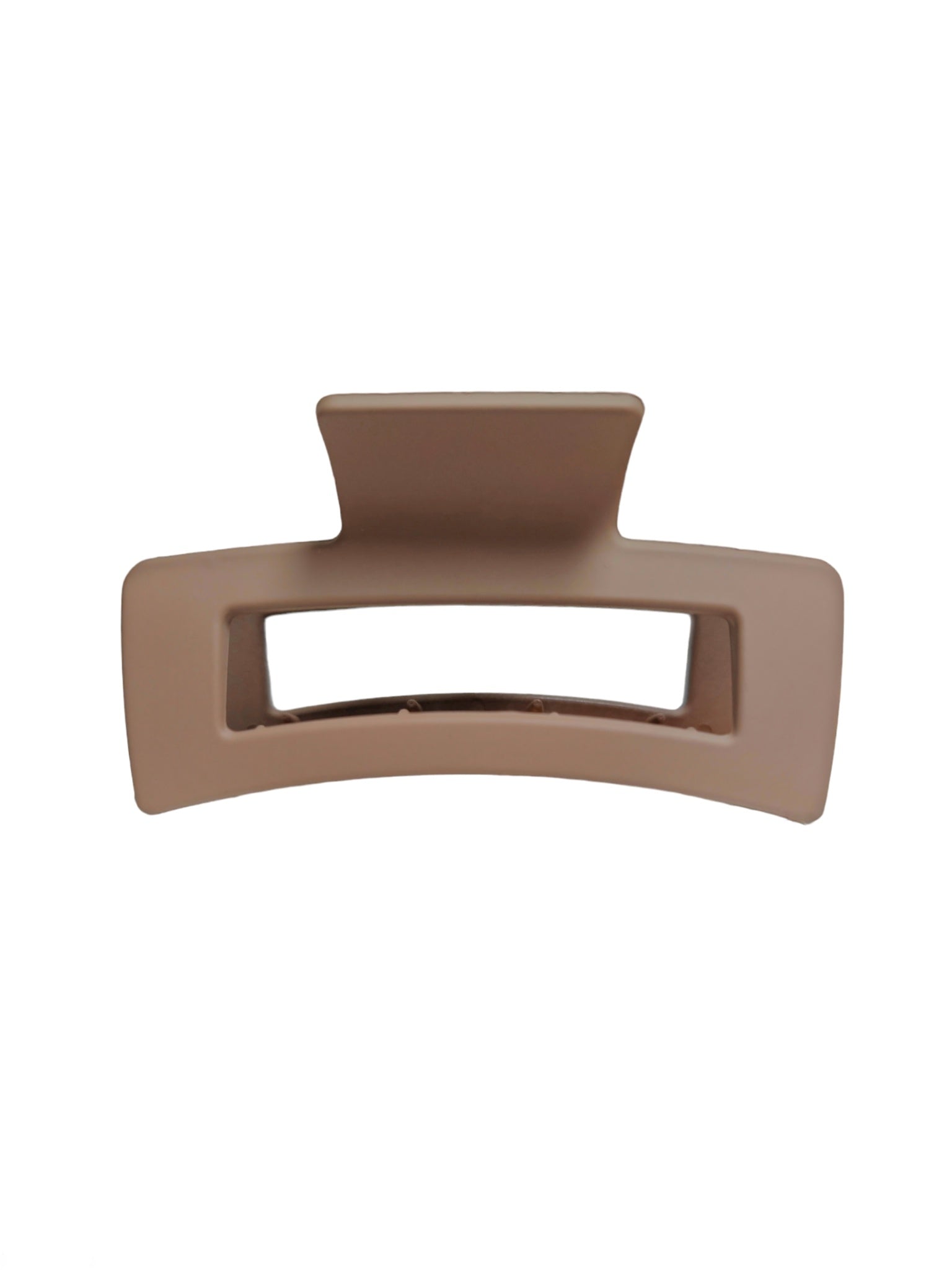 Grosse Haarklammer für Frauen Haare aus Kunststoff in Taupe von Lymaja Jewelry 