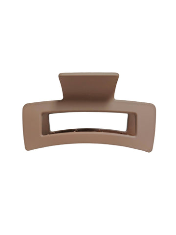Grosse Haarklammer für Frauen Haare aus Kunststoff in Taupe von Lymaja Jewelry 