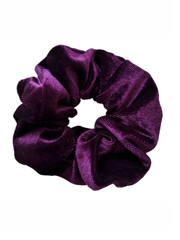 Lymaja Samt Scrunchie Haargummi Aubergine Lila