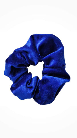 Samt Scrunchie in Royal Blau Haargummi Haaraccessoires für Frauen von Lymaja Jewelry