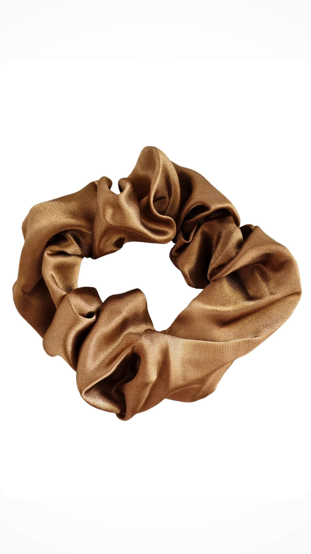 Satin Scrunchie Haargummi in Gold Mousse von Lymaja Jewelry