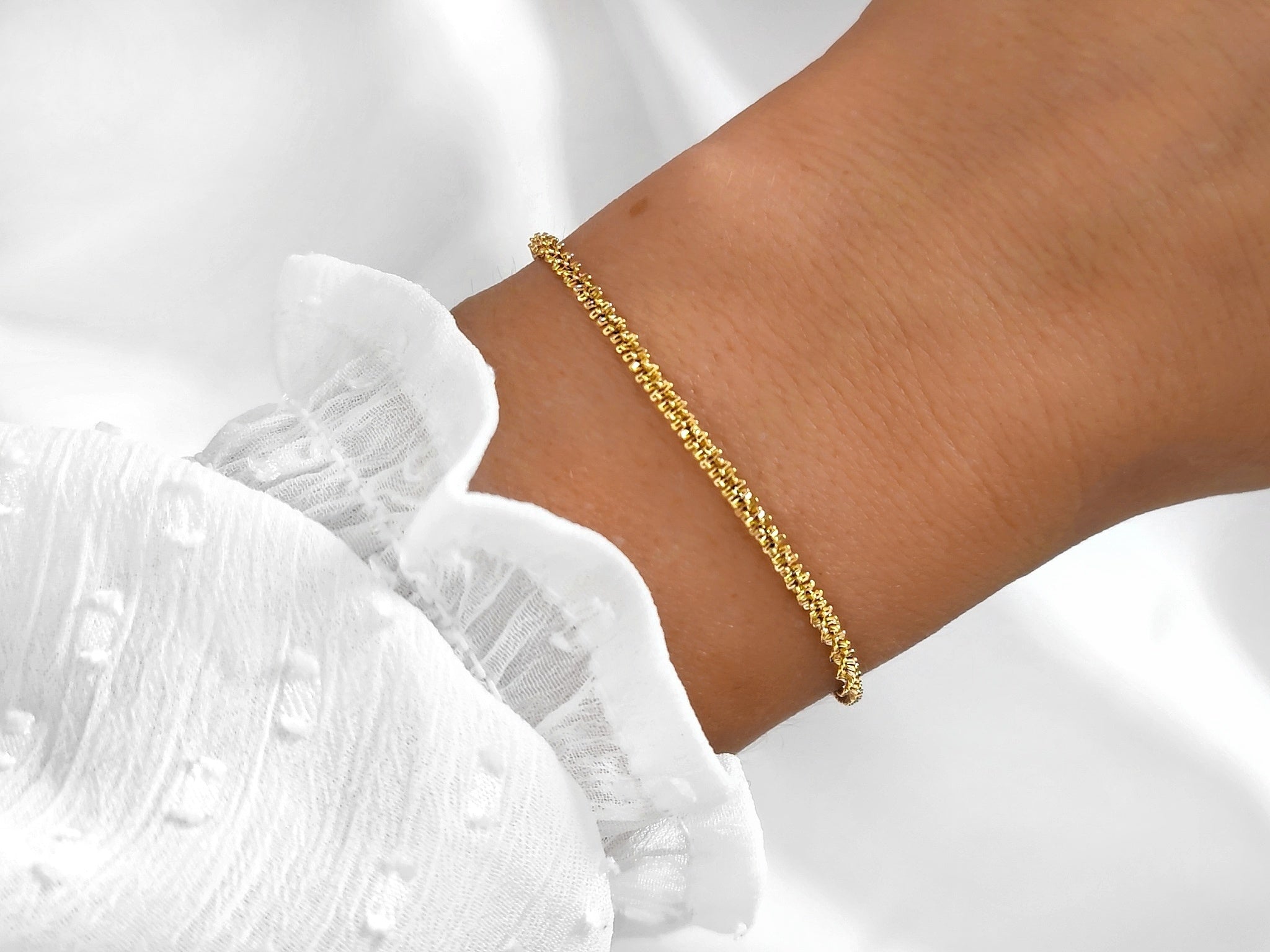 Shiny Armkette Armband gold von Lymaja