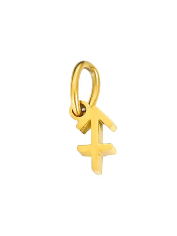 Halsketten Sternzeichen Charm Schütze Anhänger in gold aus Edelstahl von Lymaja Jewelry