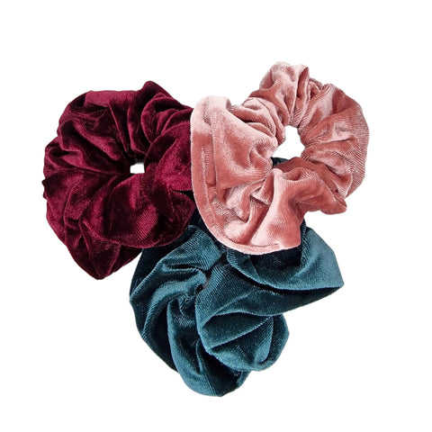 Velvet samt scrunchie Haargummis Lymaja