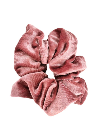 Velvet samt scrunchie Haargummi Rose von Lymaja