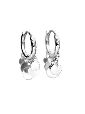 Choker Hoops Ohrringe in silber aus 925 Sterling Silber von Lymaja Jewelry
