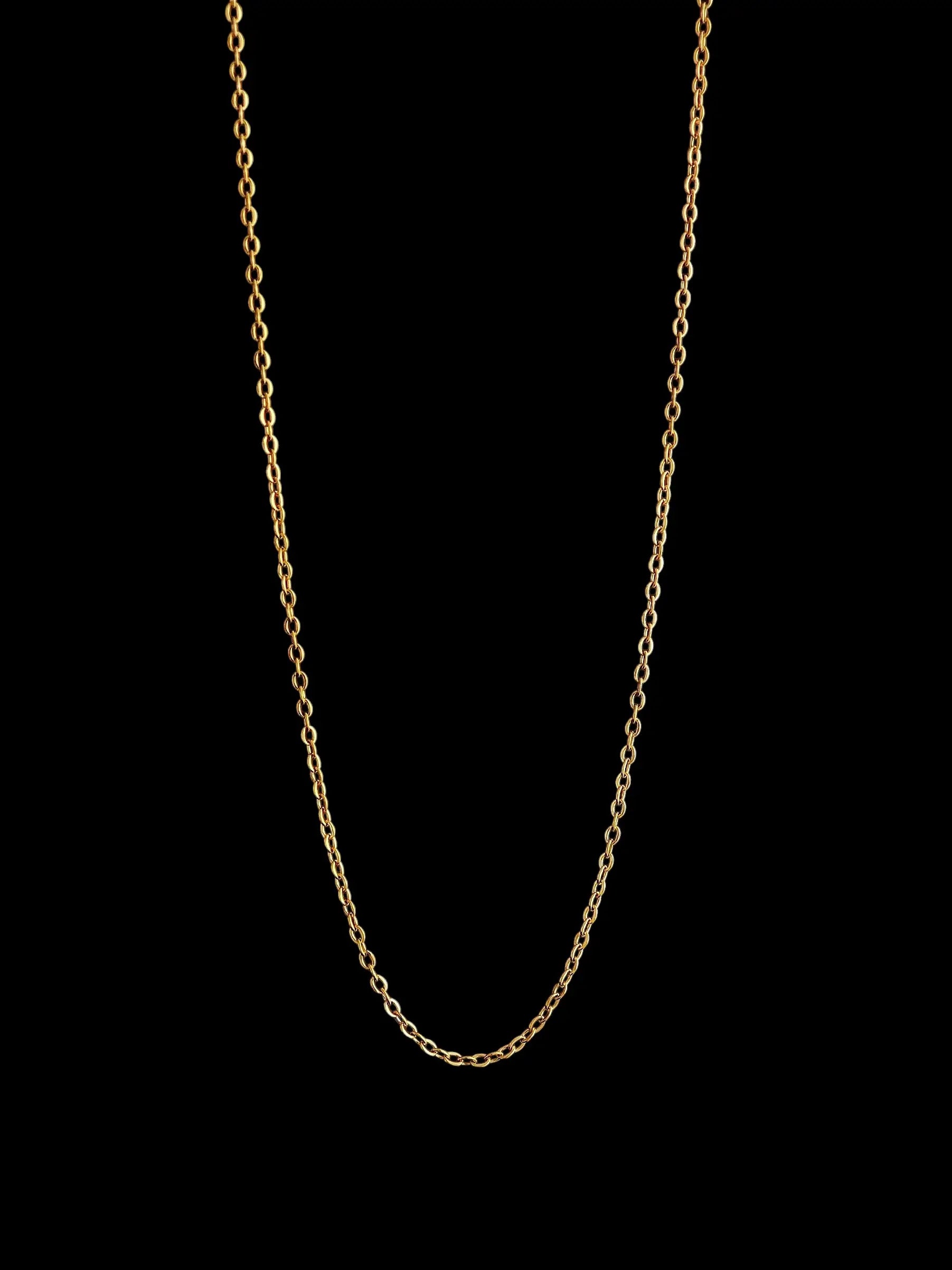 Classy Charm Halskette aus Edelstahl – feine Gliederkette in Gold, für Anhänger & Charms - LYMAJA 