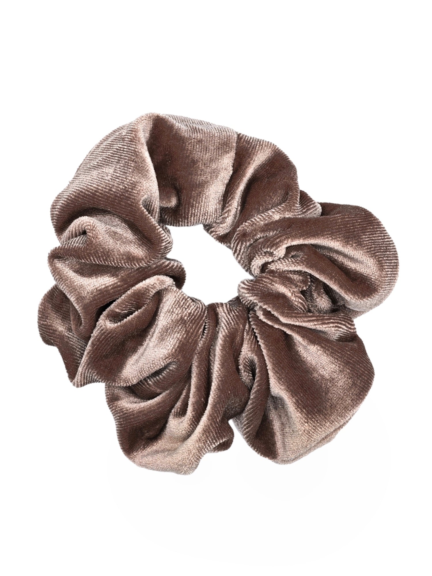 haargummi Samt Velvet scrunchie nougat taupe lymaja