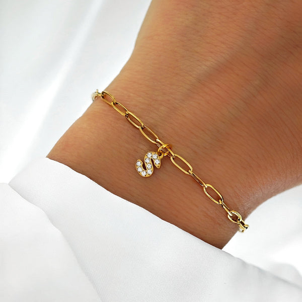 Letter Chain Bracelet