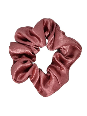 Satin Silk Scruncie Haargummi alt rose von Lymaja