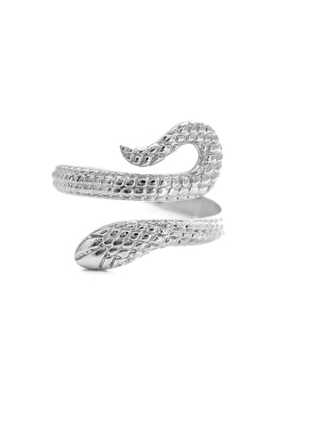 Schlangen Ring silber verstellbar von Lymaja