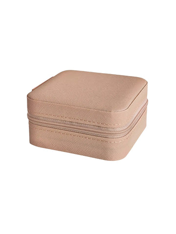 Schmuckkästchen aus PU Leder in der Farbe Blush Rosa von Lymaja Jewelry 