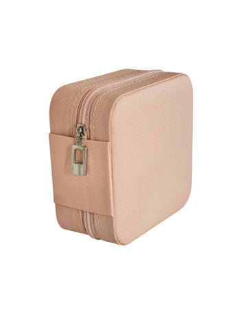 Schmuckkästchen aus PU Leder in der Farbe Blush Rosa von Lymaja Jewelry 