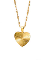 Collier coeur brillant