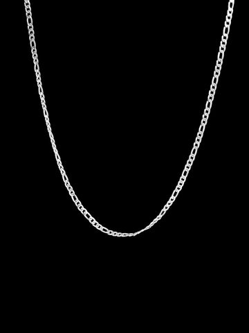 Slim Figaro Chain Herren – 3 mm Figaro Halskette aus 316L Edelstahl in silber - LYMAJA 