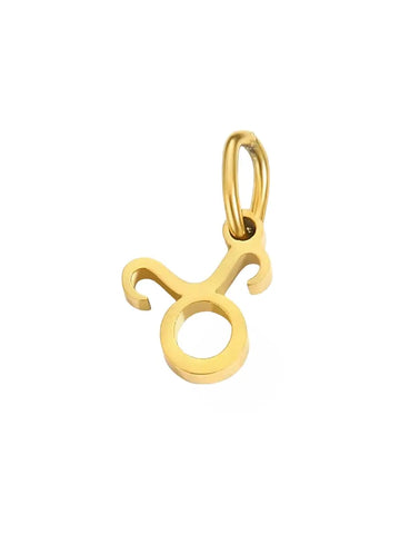 Halsketten Sternzeichen Charm Stier Anhänger in gold aus Edelstahl von Lymaja Jewelry